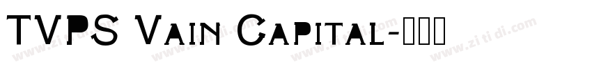 TVPS Vain Capital字体转换